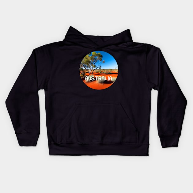 AUSTRALIA  OUTBACK Kids Hoodie by fantasmigorical